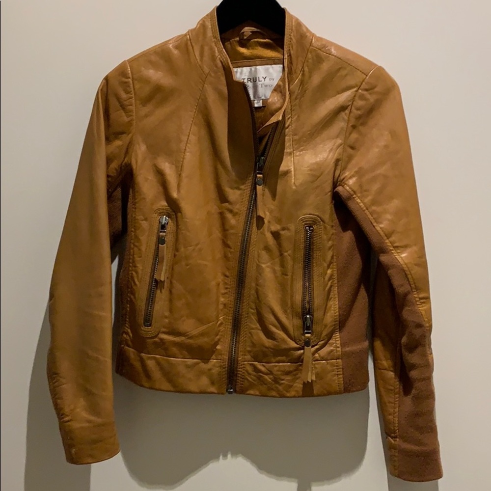 Part Two leather jacket